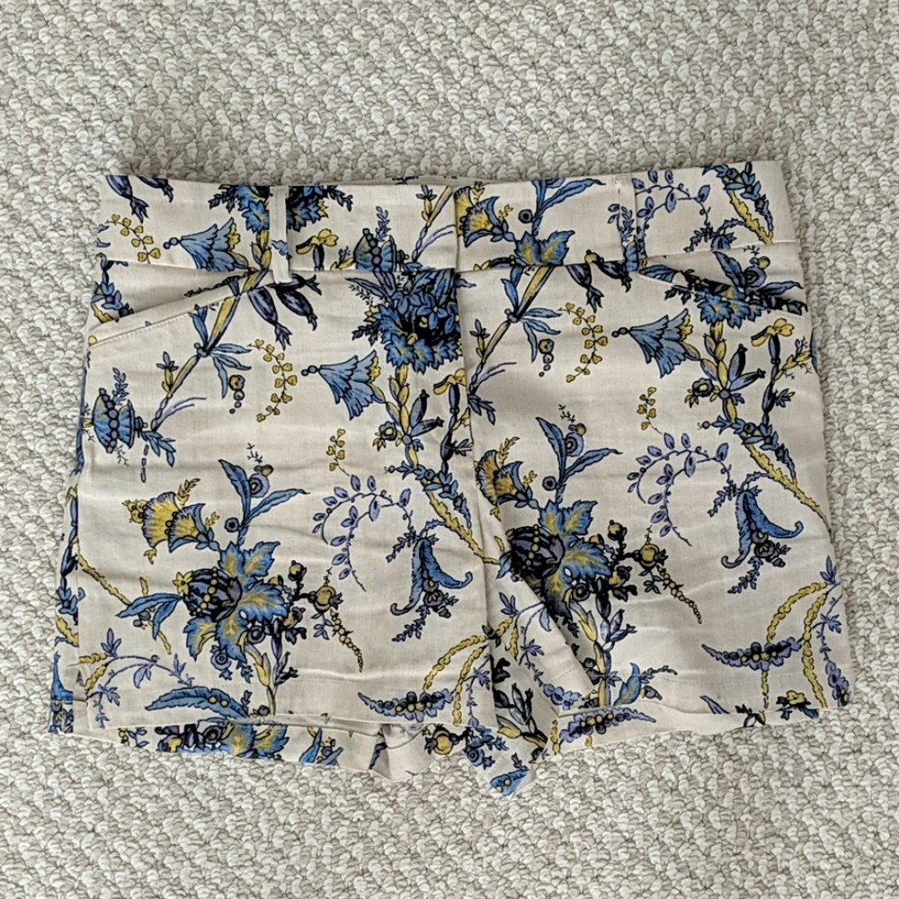 Loft blue floral Riviera shorts